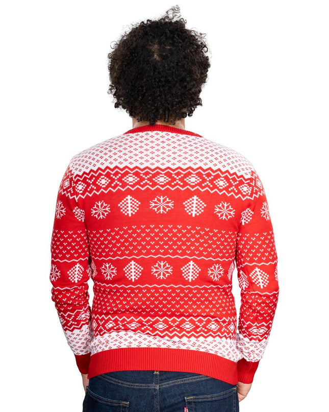 Filthy Animal Red Unisex Ugly Christmas Sweater