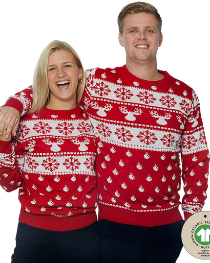 Classic Red Christmas Sweater for Women by Marius