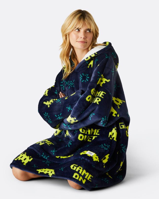 HappyHoodie Game Over - Fun Loungewear for Adults
