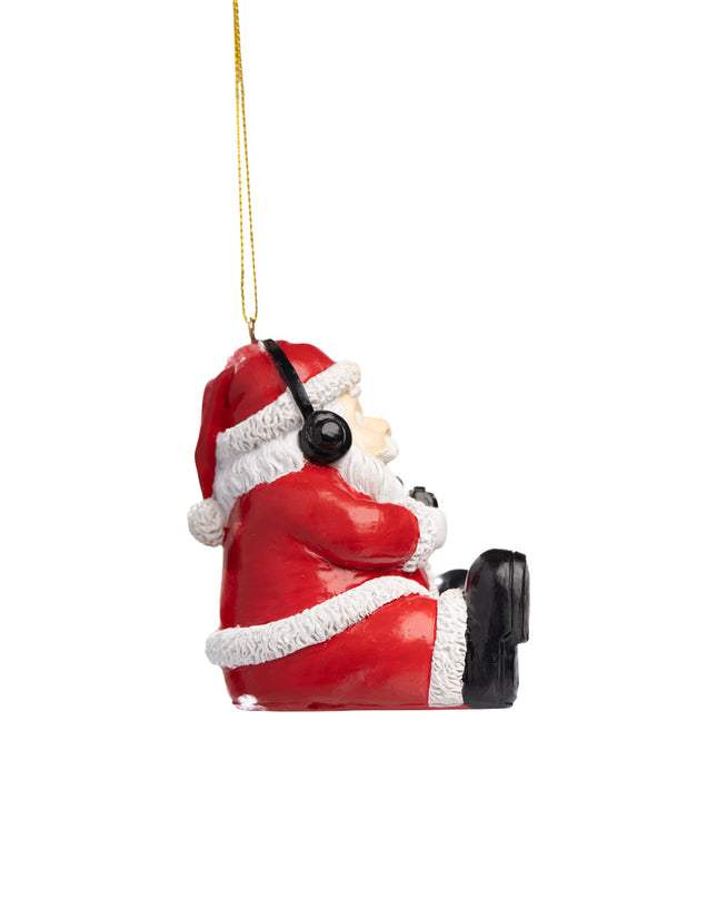 Gamer Santa Christmas Tree Ornament