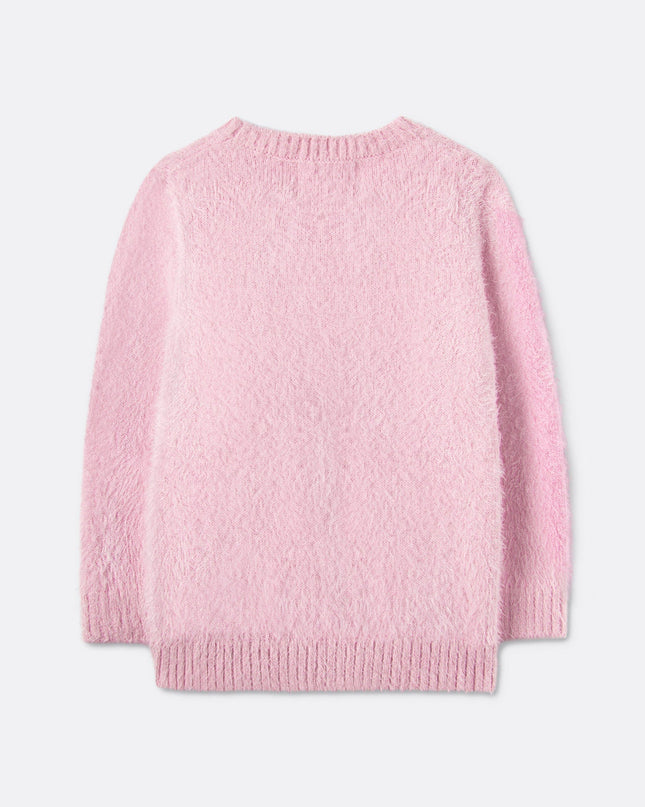 Kids' Glitter Reindeer Christmas Sweater