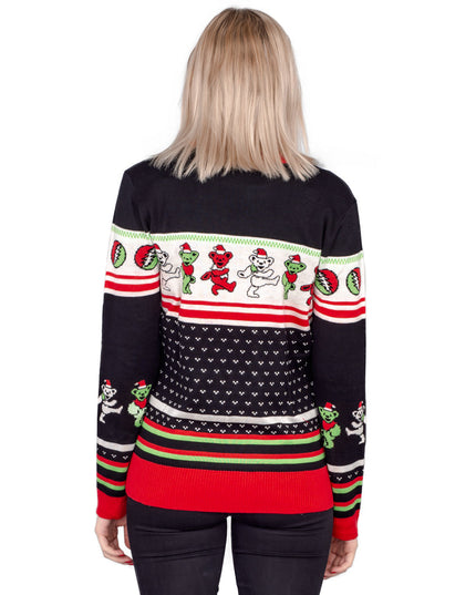Women's Grateful Dead Tacky Dancing Bears Ugly Sweater