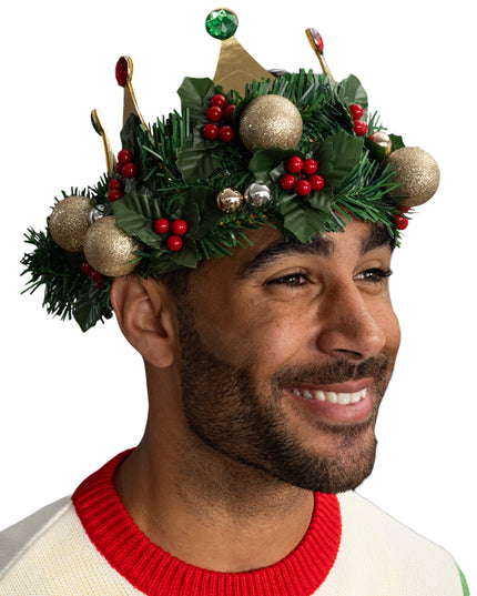 Green Monster Christmas Crown