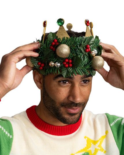 Green Monster Christmas Crown