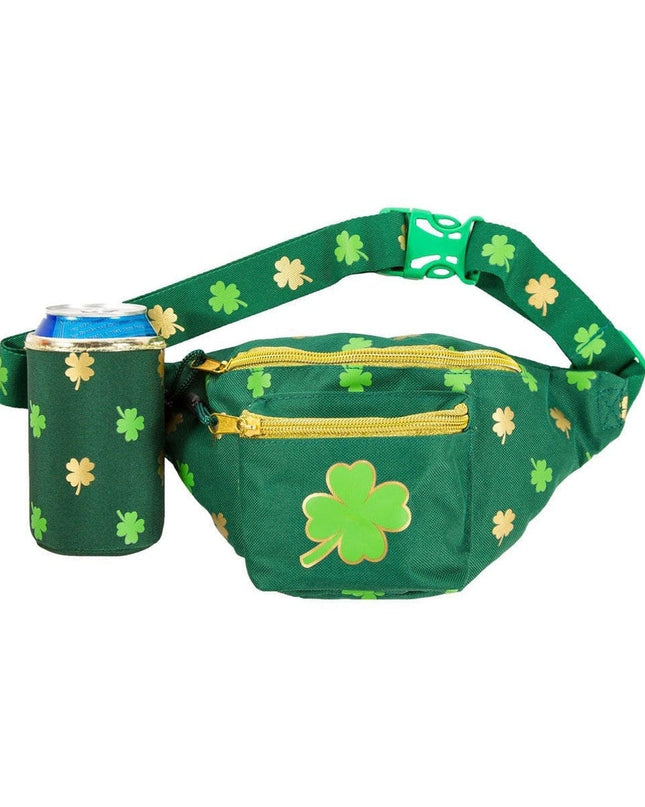 Green and Gold Clover Fanny Pack