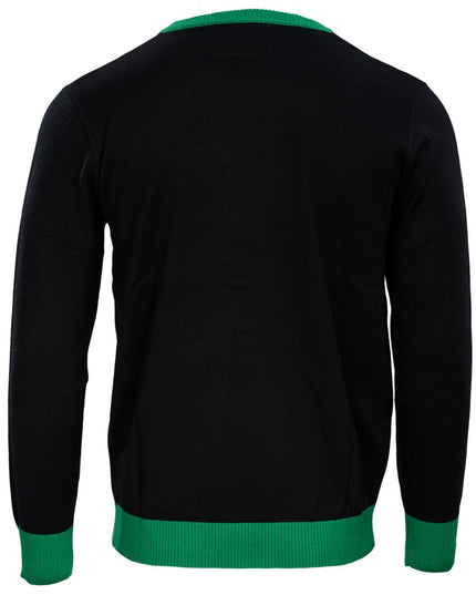 Green Cartoon Monster Middle Finger Unisex Ugly Sweater