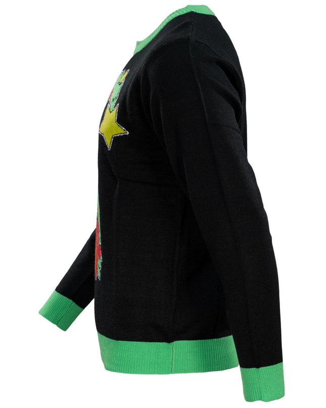 Grinch Xmas Tree Unisex Ugly Christmas Sweater