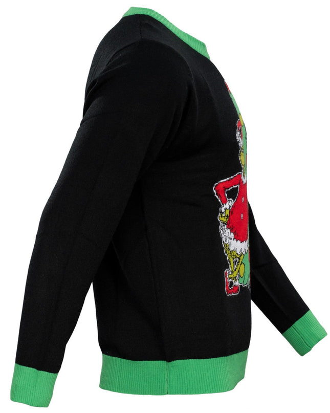 Grinch Xmas Tree Unisex Ugly Christmas Sweater