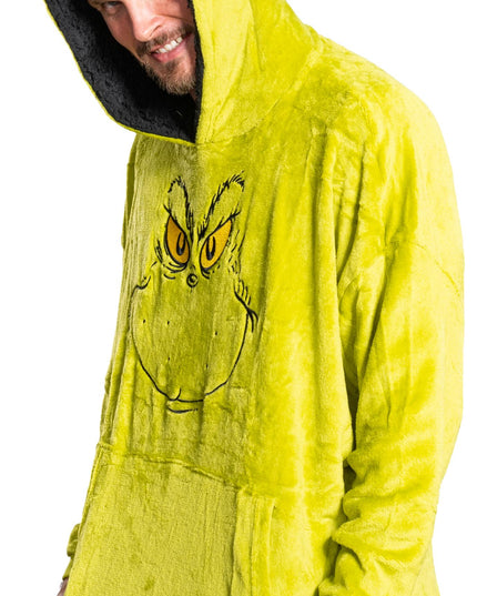 Grinch Face Sleep Poncho