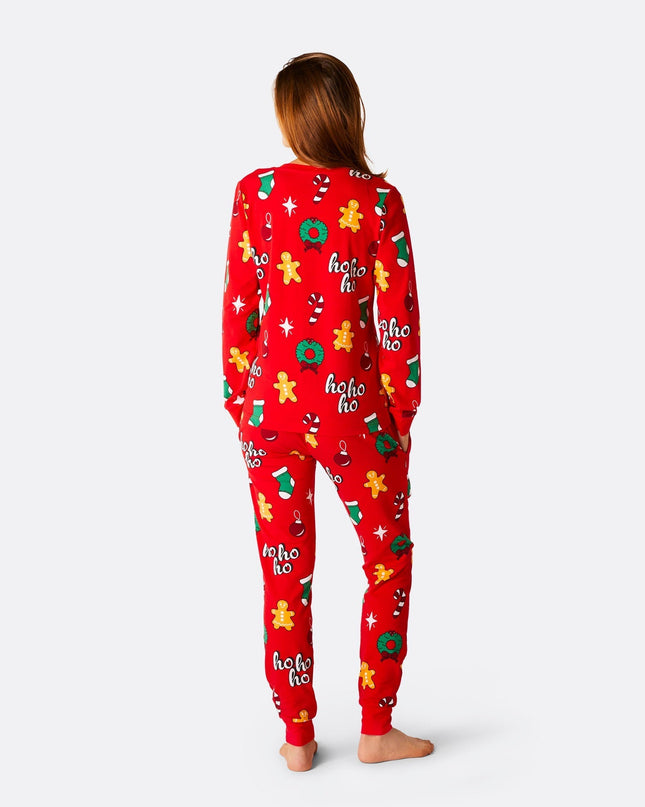 Women's Red Hohoho Christmas Pajamas