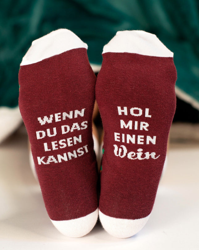 "Get Me a Wine" Socks - Perfect Gift for Wine Lovers