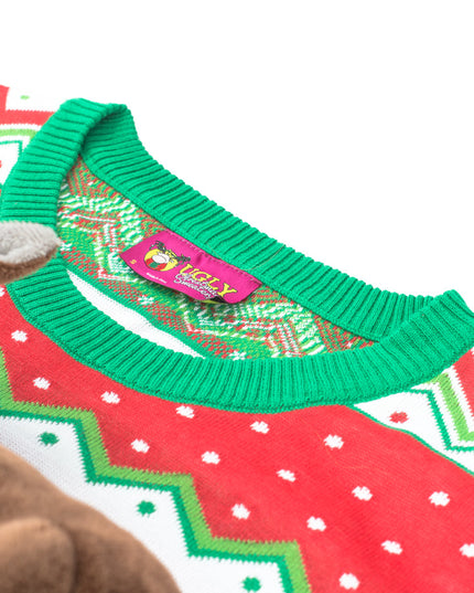 Humping Reindeer 3D Animated Ugly Christmas Sweater