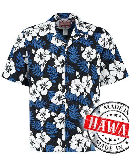 Graceful Blue Flowers Hawaiian Shirt