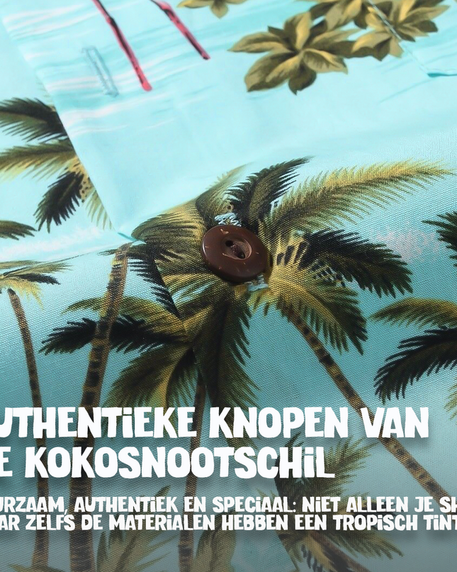 Hawaiian Shirt with Flamingos