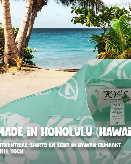 Hawaiian Shirt Vacation Flair in Turquoise