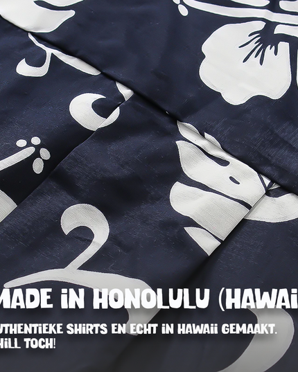 Blue Floral Hawaiian Shirt