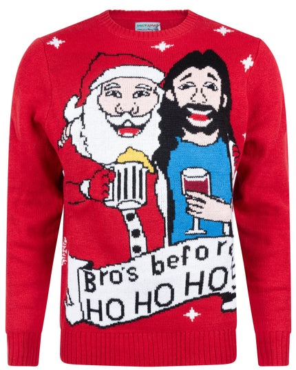 Bro's Before Ho Ho Ho Christmas Sweater