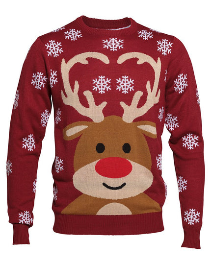 Cute Reindeer Christmas Sweater - Kids' Holiday Fashion