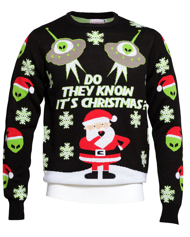 Alien Christmas Sweater - Festive and Fun