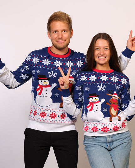 Friends Christmas Sweater - Women's Holiday Fashion