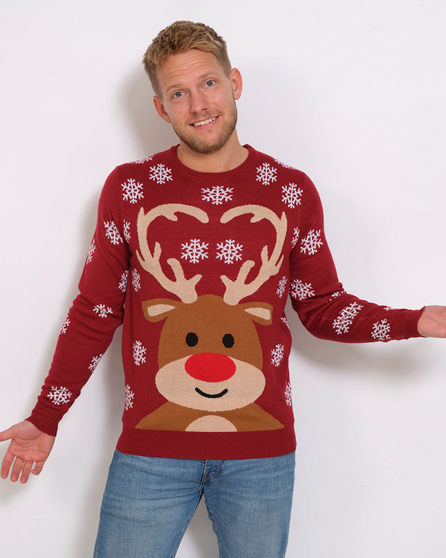 Cute Reindeer Christmas Sweater for Women