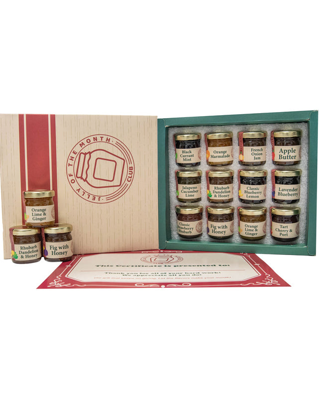 Jelly of the Month Club Gift Set for the Holidays