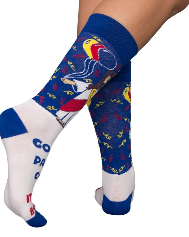 Jesus Birthday Boy Ugly Christmas Socks