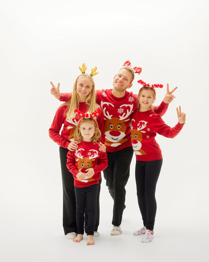Loving Reindeer Christmas Sweater for Kids