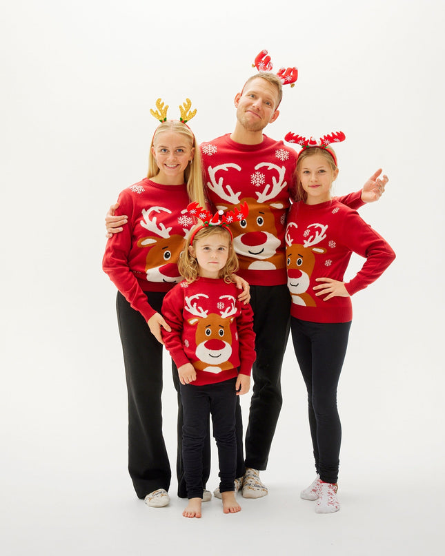Loving Reindeer Christmas Sweater for Kids