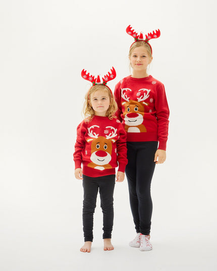 Loving Reindeer Christmas Sweater for Kids