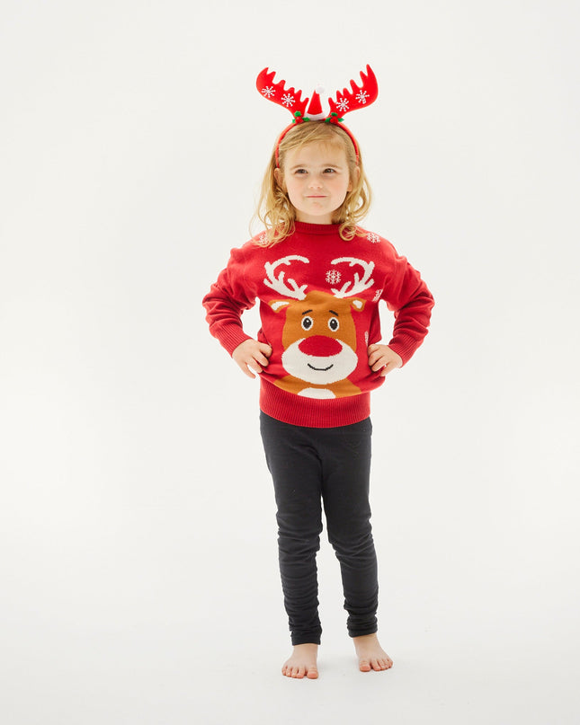 Loving Reindeer Christmas Sweater for Kids