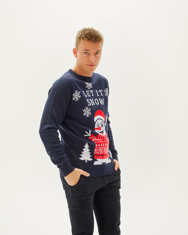 Let It Snow Christmas Sweater for Men