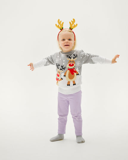 Cute Christmas Sweater for Kids - Family-Friendly Design