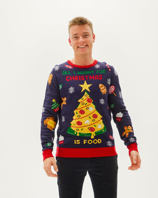 All I Want For Christmas Is Food Sweater for Men