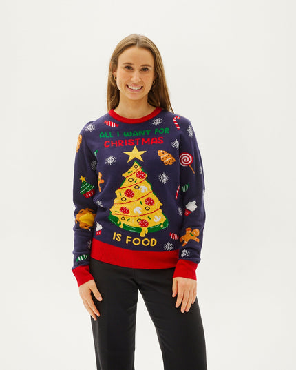 All I Want For Christmas Is Food Sweater for Women