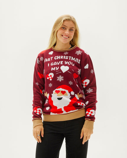 Christmas Heart Sweater for Women