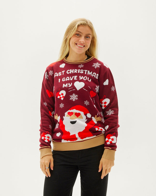 Christmas Heart Sweater for Women