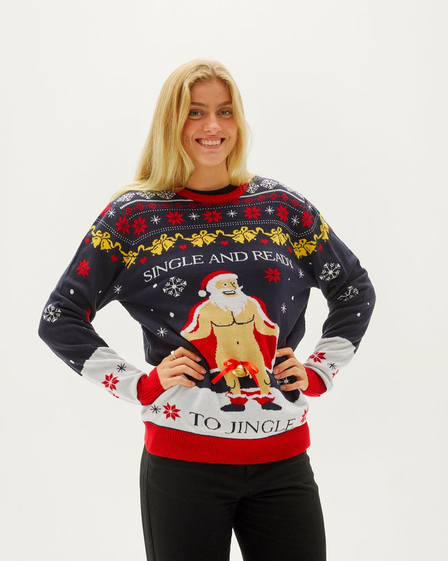Women's Single and Ready to Jingle Christmas Sweater
