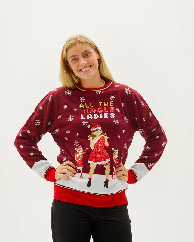 All My Jingle Ladies Christmas Sweater for Women - Best Seller