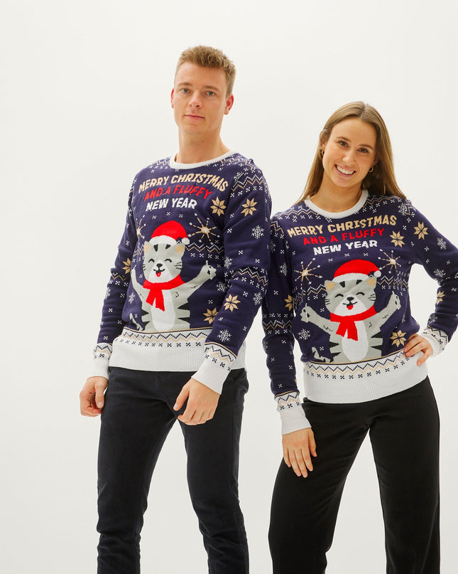 Merry Christmas and a Fluffy New Year Sweater for Men