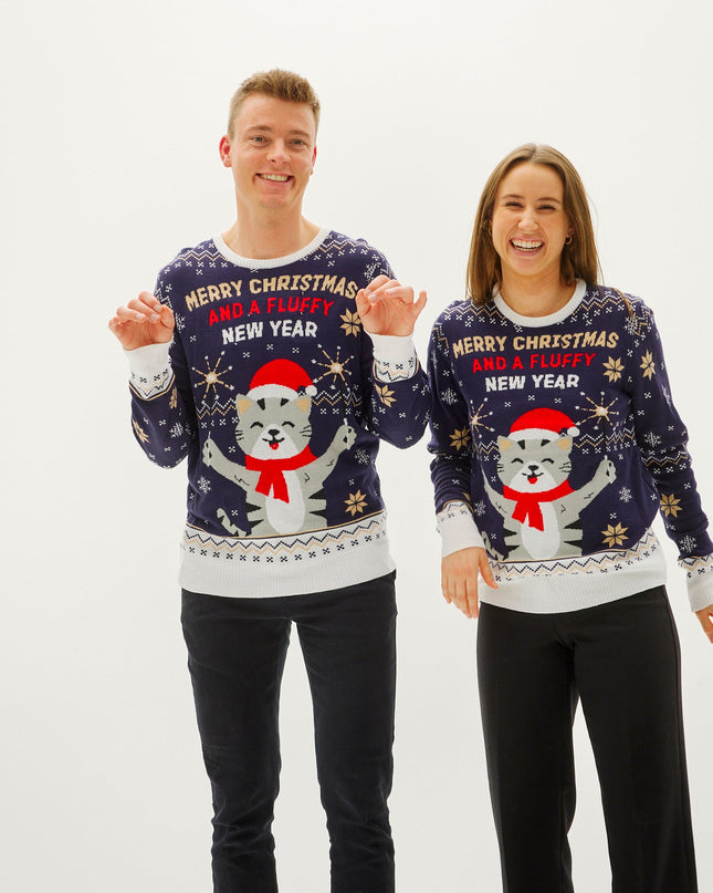 Merry Christmas and A Fluffy New Year Sweater for Women