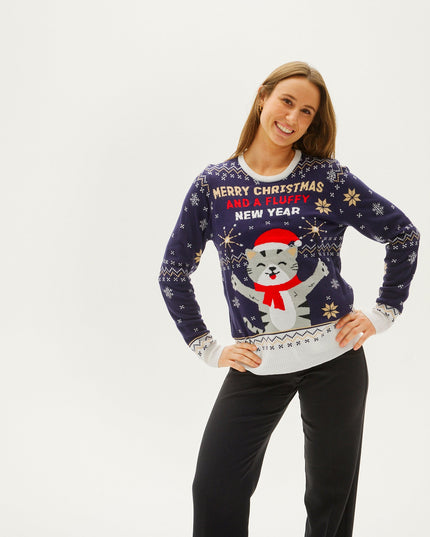 Merry Christmas and A Fluffy New Year Sweater for Women