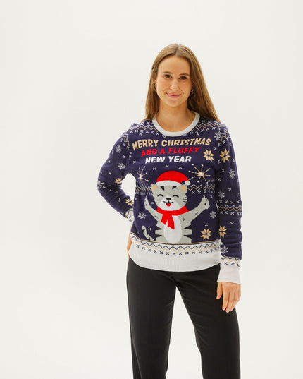 Merry Christmas and A Fluffy New Year Sweater for Women