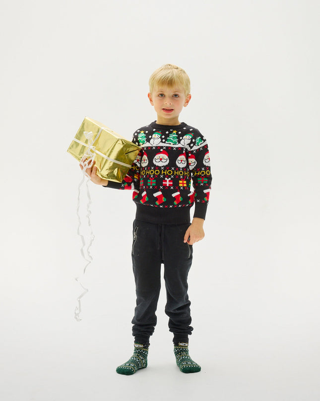 Joyful Christmas Sweater for Kids
