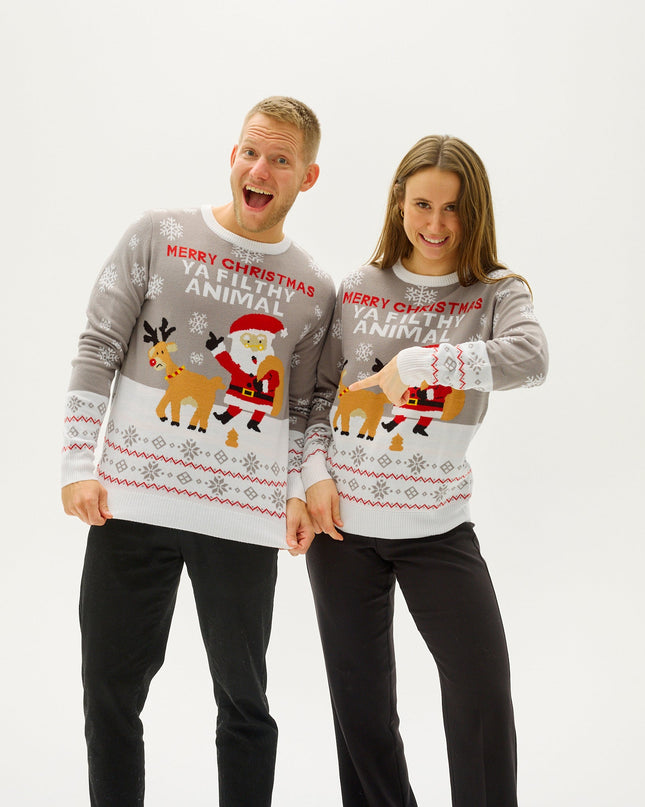 Ya Filthy Animal Christmas Sweater for Women