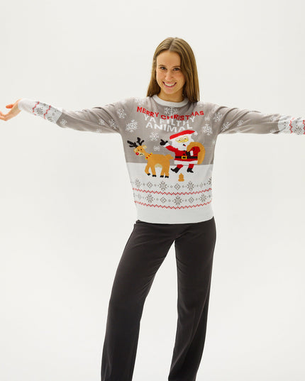 Ya Filthy Animal Christmas Sweater for Women