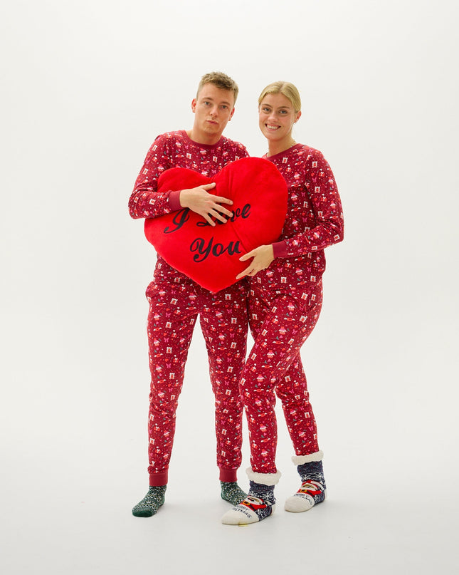 Valentine's Day Pajamas in Red for Women