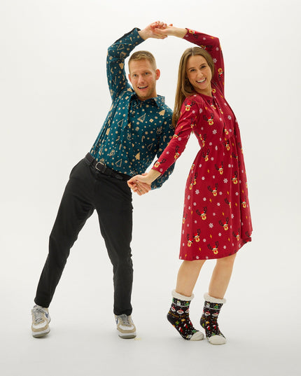 Snowman's Christmas Shirt for Men