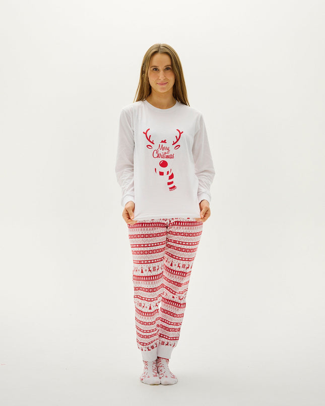 Cute Red Christmas Pajamas for Women