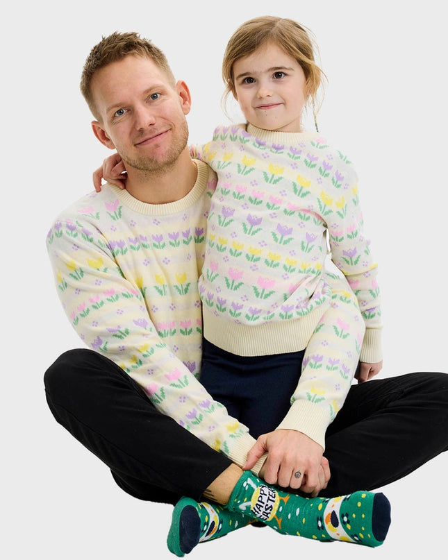 Easter Lily Sweater for Kids
